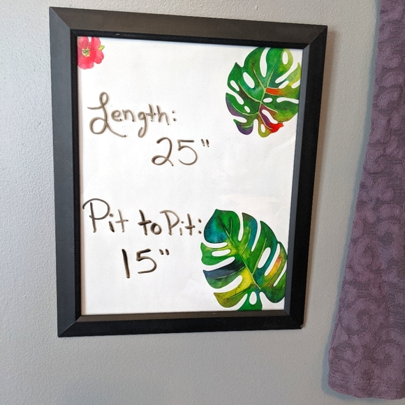 Free People Tank Top Floral Design Scoop Neck Size Medium Lavender - Picture 7 of 7